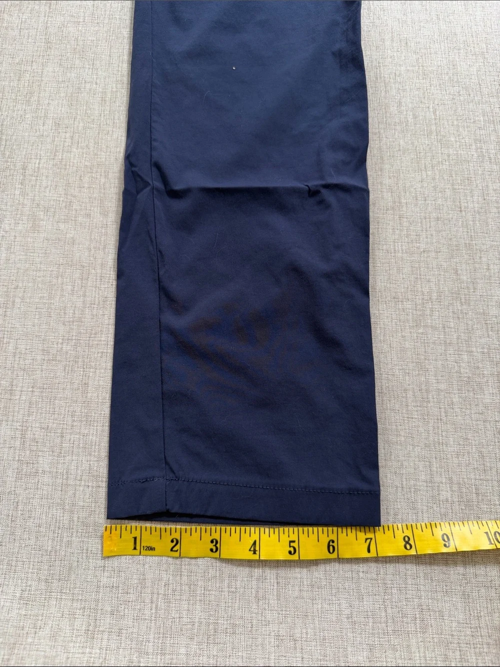 J. Crew 484 slim fit stretch tech pant in navy blue 34 x 34 travel casual